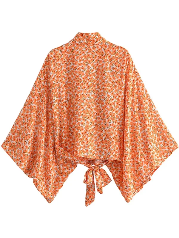 kimono femme vintage golden hour