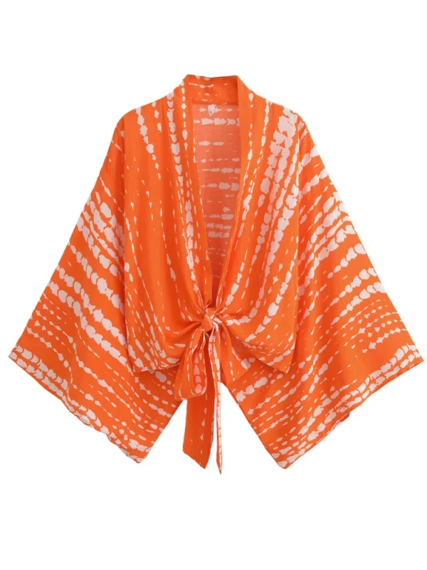 kimono vintage court nippon sunset