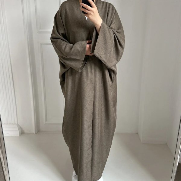 abaya kimono légère en lin