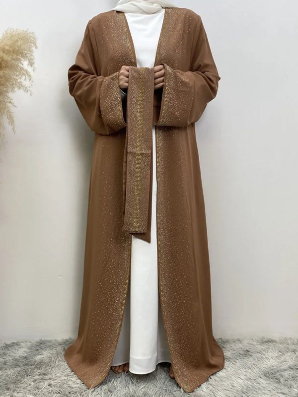 abaya kimono pailletée