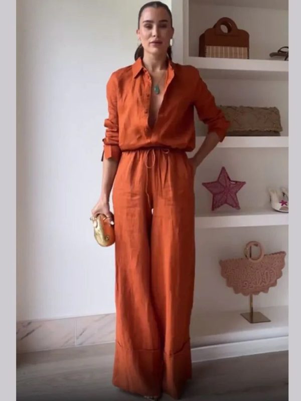 ensemble kimono à manches longues