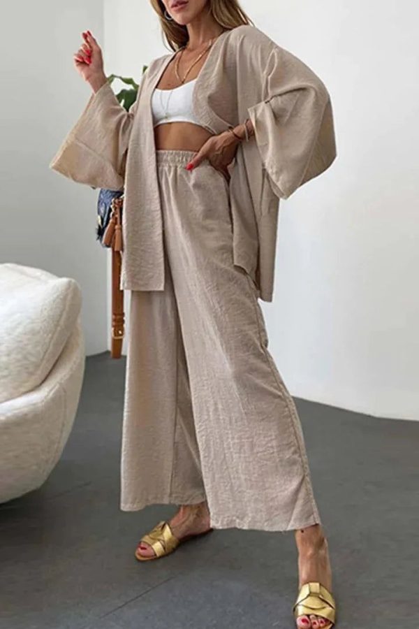 ensemble kimono d'été confortable
