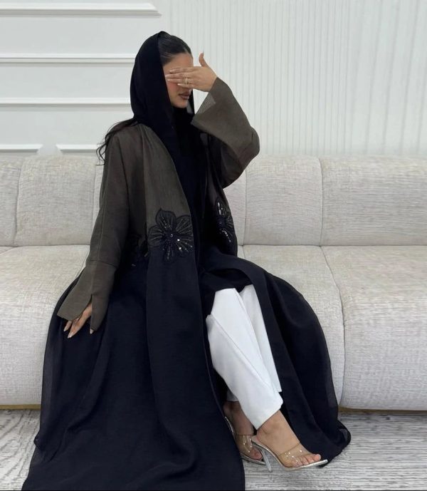 Kimono Abaya à Fleurs