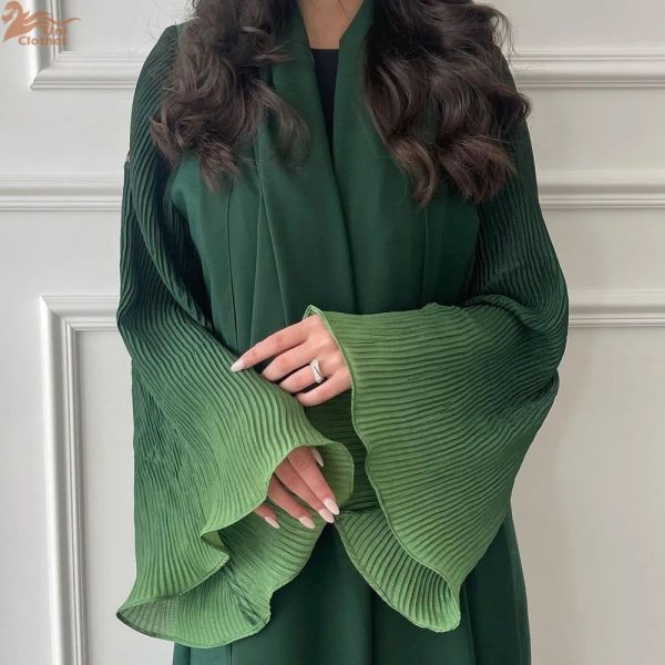 kimono abaya à manches dégradées