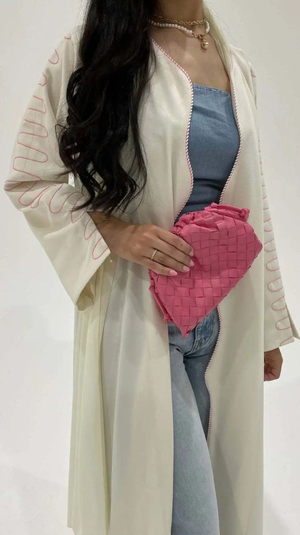 kimono abaya luxe brodé