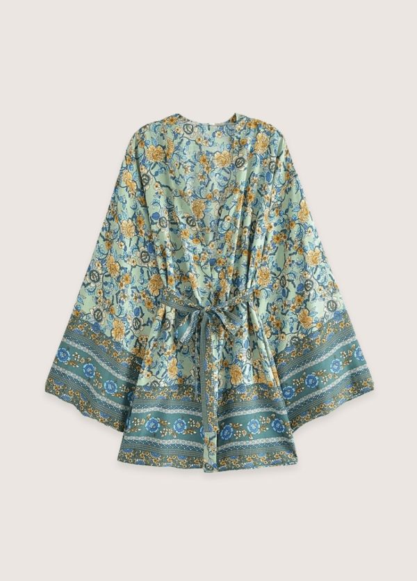 kimono court plage Azur Bohème