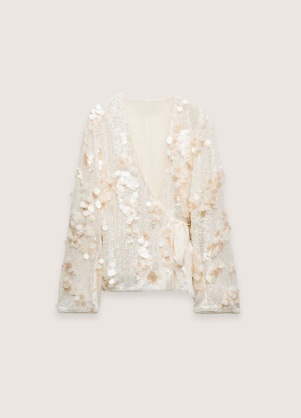 kimono court en sequins Hikari