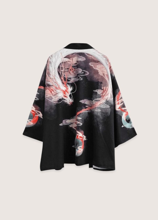 kimono japonais dragon céleste
