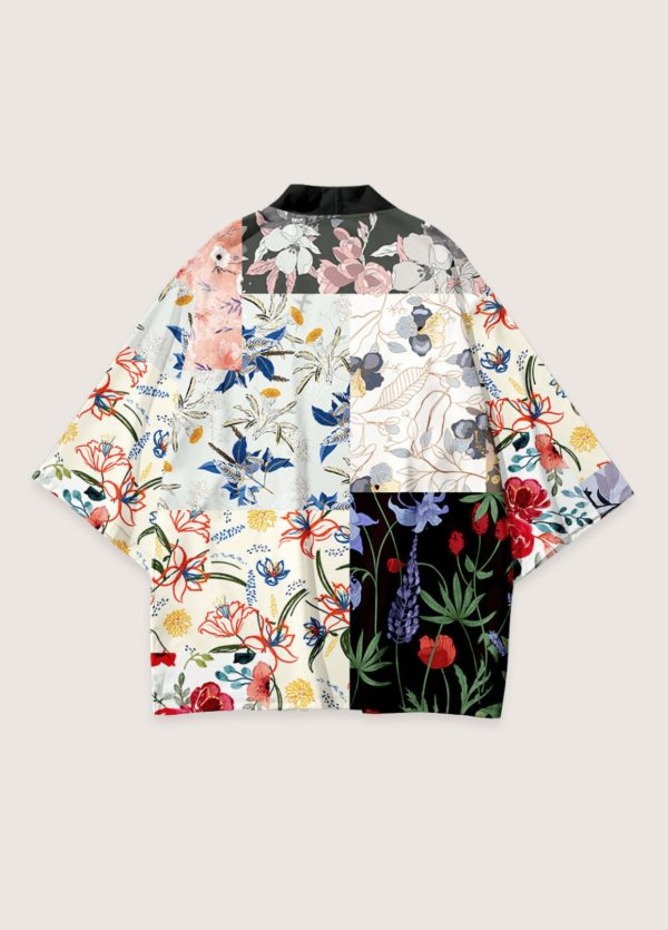 kimono japonais éclat floral