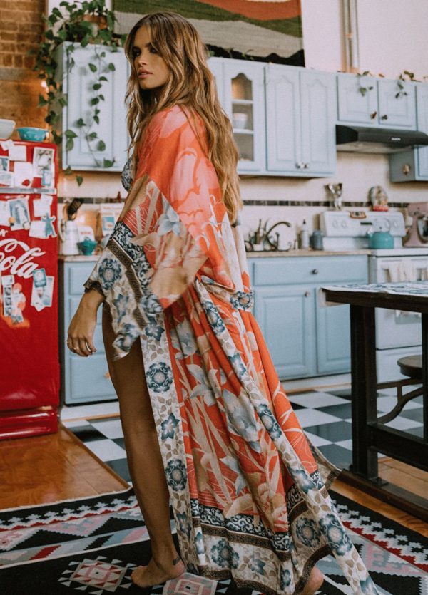 kimono grue orange