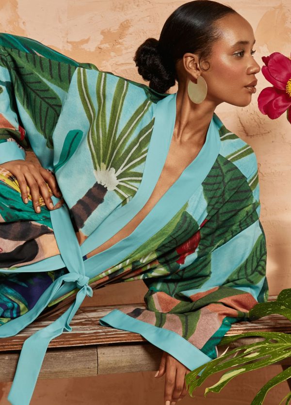 kimono long élégant Janguru