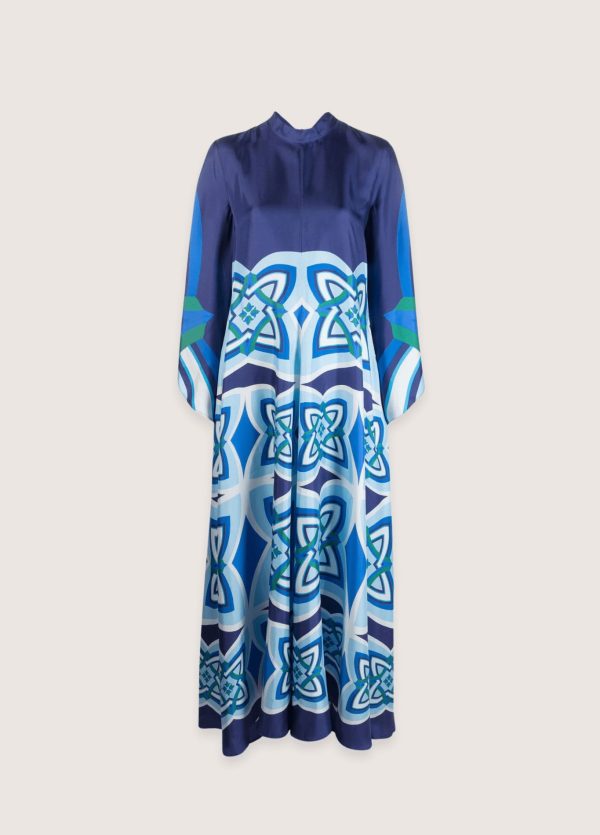 robe kimono réversible saphir