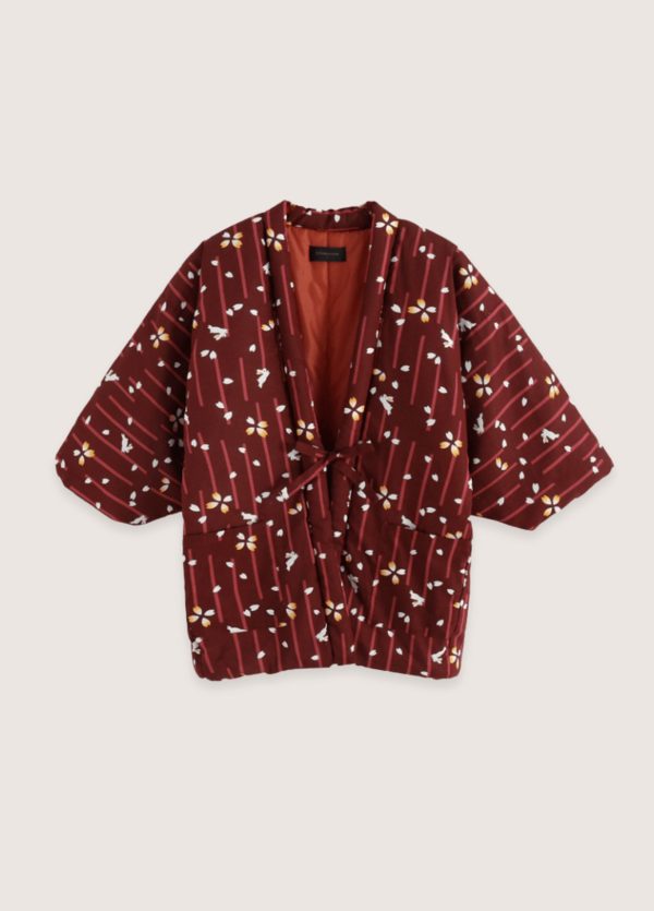 veste kimono | fleur nipponne