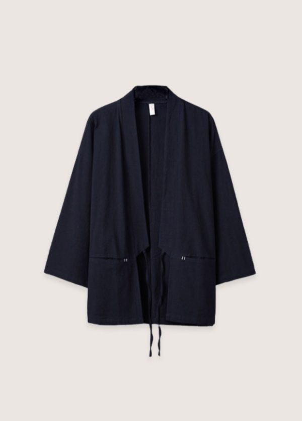 veste kimono noir