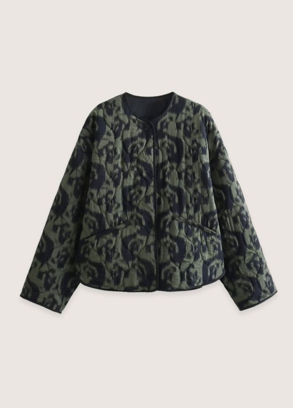 veste kimono vert olive